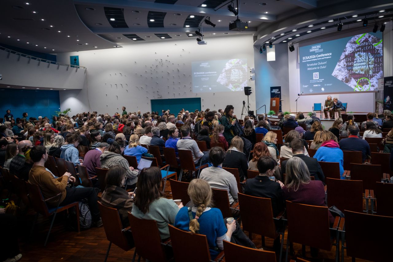 ECSA-konferenssin avajaistilaisuus Oulun yliopistolla.
