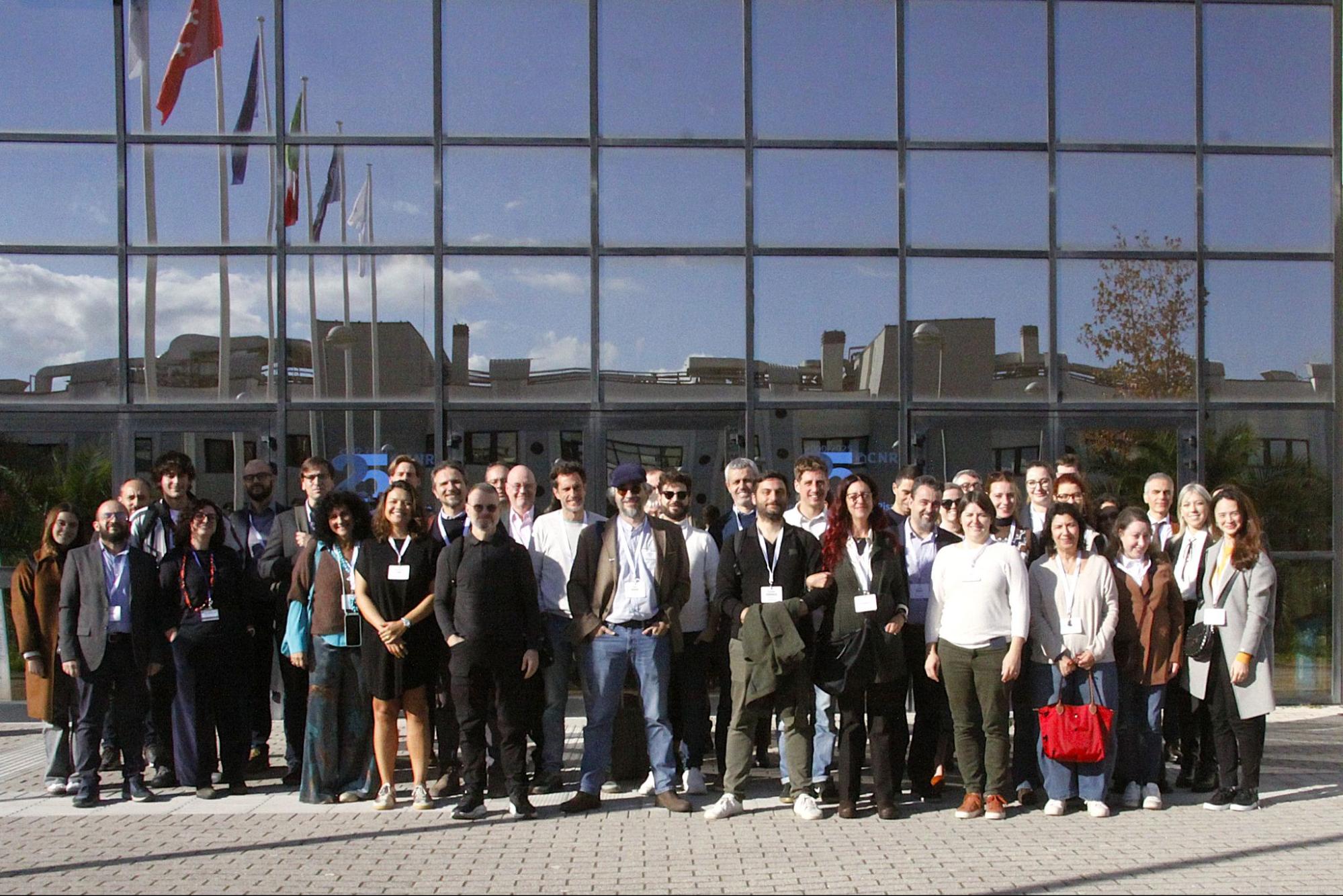 GraspOS-hankkeen jäseniä loppukonferenssissa marraskuussa 2025 Pisassa. 