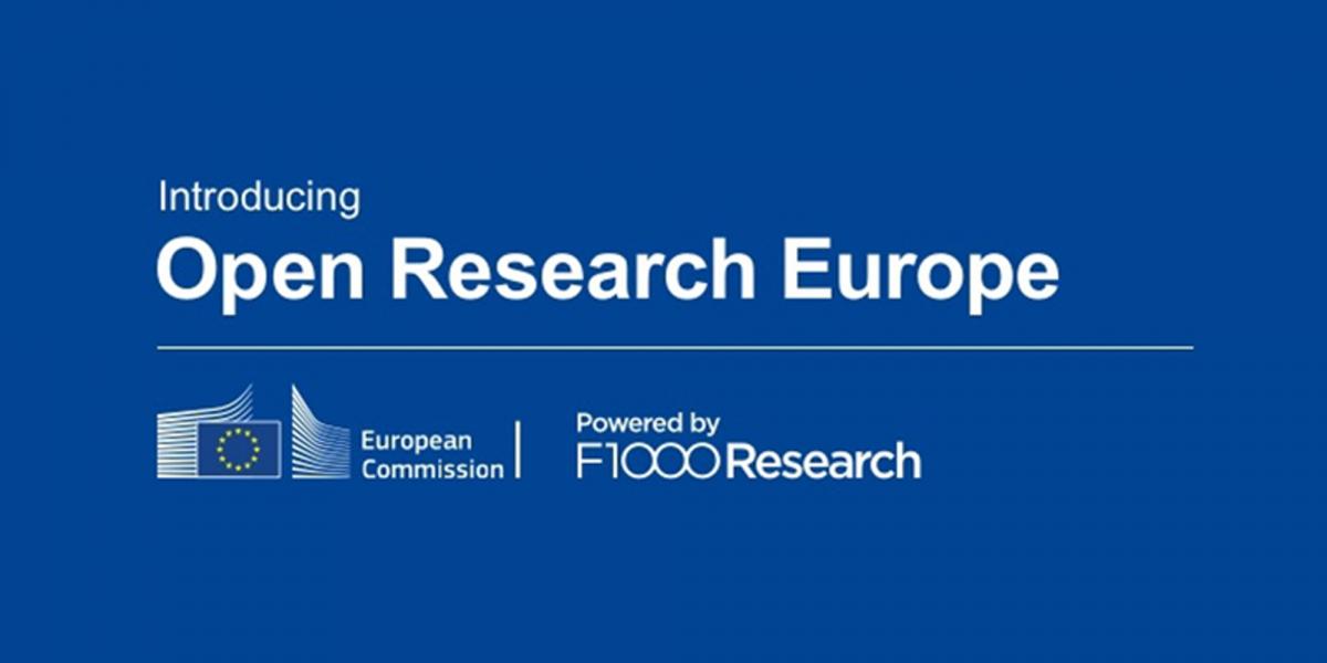 Introducing Open Research Europe, European Commission, Powered by F1000 Research.