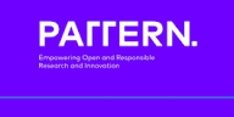 Hankeen logo, eli PATTERN.