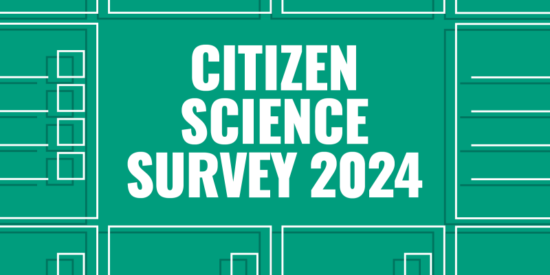 Text: CItizen science survey 2024.