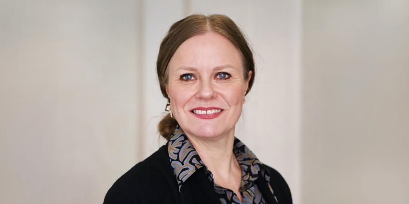 Kuvassa TJNK:n Eveliina Olsson.