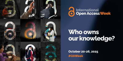Kuvituskuva, jossa on Open Access Week-grafiikkaa sekä viikon teeman otsikko.