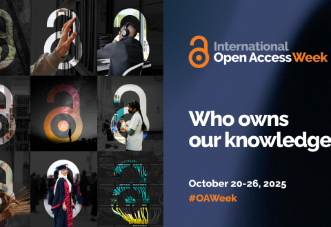 Kuvituskuva, jossa on Open Access Week-grafiikkaa sekä viikon teeman otsikko.